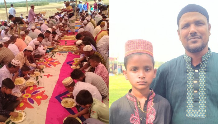 ছেলের সুন্নতে খতনায় খাওয়ালেন এলাকাবাসীকে, নিলেন না কোন উপহার