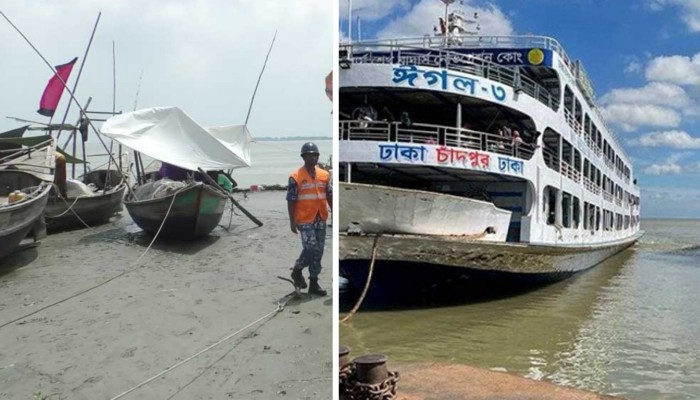 উপকূলীয় এলাকায় নৌযান চলাচল বন্ধের নির্দেশ