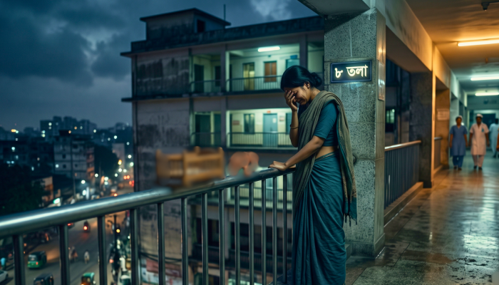 সন্তান না হওয়ার হতাশায় ঢামেকের ৮ তলা থেকে লাফিয়ে গৃহবধূর মৃত্যু